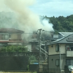 速報！！　宮崎市清武町加納乙にて火事発生