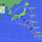 強い台風13号今夜小笠原諸島に接近へ　8日～9日にかけ東日本に接近のおそれ