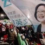 台湾総統選、蔡英文氏が再選　最多の得票で野党候補破る