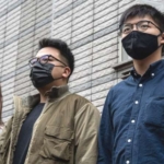 香港の民主活動家3人に実刑判決 無許可集会扇動の罪で