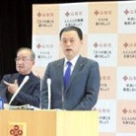 島根知事、25日上京へ　「注意」発言の竹下氏とも面会