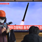 北朝鮮、日本海に飛翔体発射 弾道ミサイルか