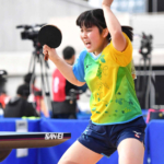 平野美宇の妹・亜子「すごくうれしい」全日本初勝利 姉の銀に刺激「頑張ろうと思った」