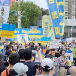 「ウクライナと連帯」＝台湾でロシア抗議デモ
