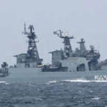 ロシア艦、千葉県沖へ南下 中国は津軽海峡通過