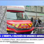 パリ中心部で銃撃、3人死亡 60代の男逮捕、ヘイトクライムか
