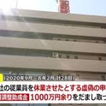 コロナ助成金1100万円不正受給　福井市の会社役員を逮捕