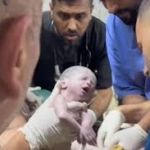 ガザ空爆で死亡の妊婦から帝王切開で女児誕生　容体は安定