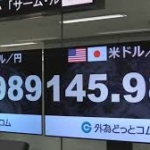 円相場1ドル＝145円台に　5日外国為替市場　半年ぶりの円高水準